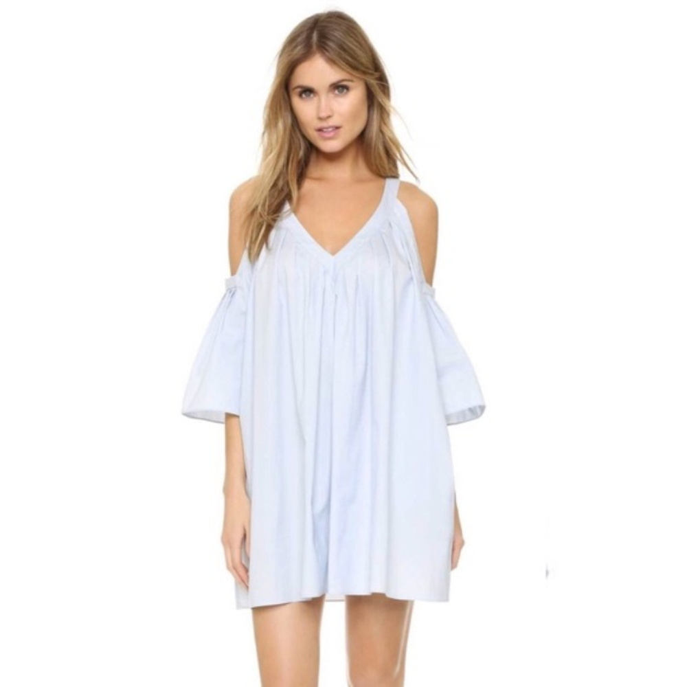 Rebecca Minkoff Light Blue Cold Shoulder Dress